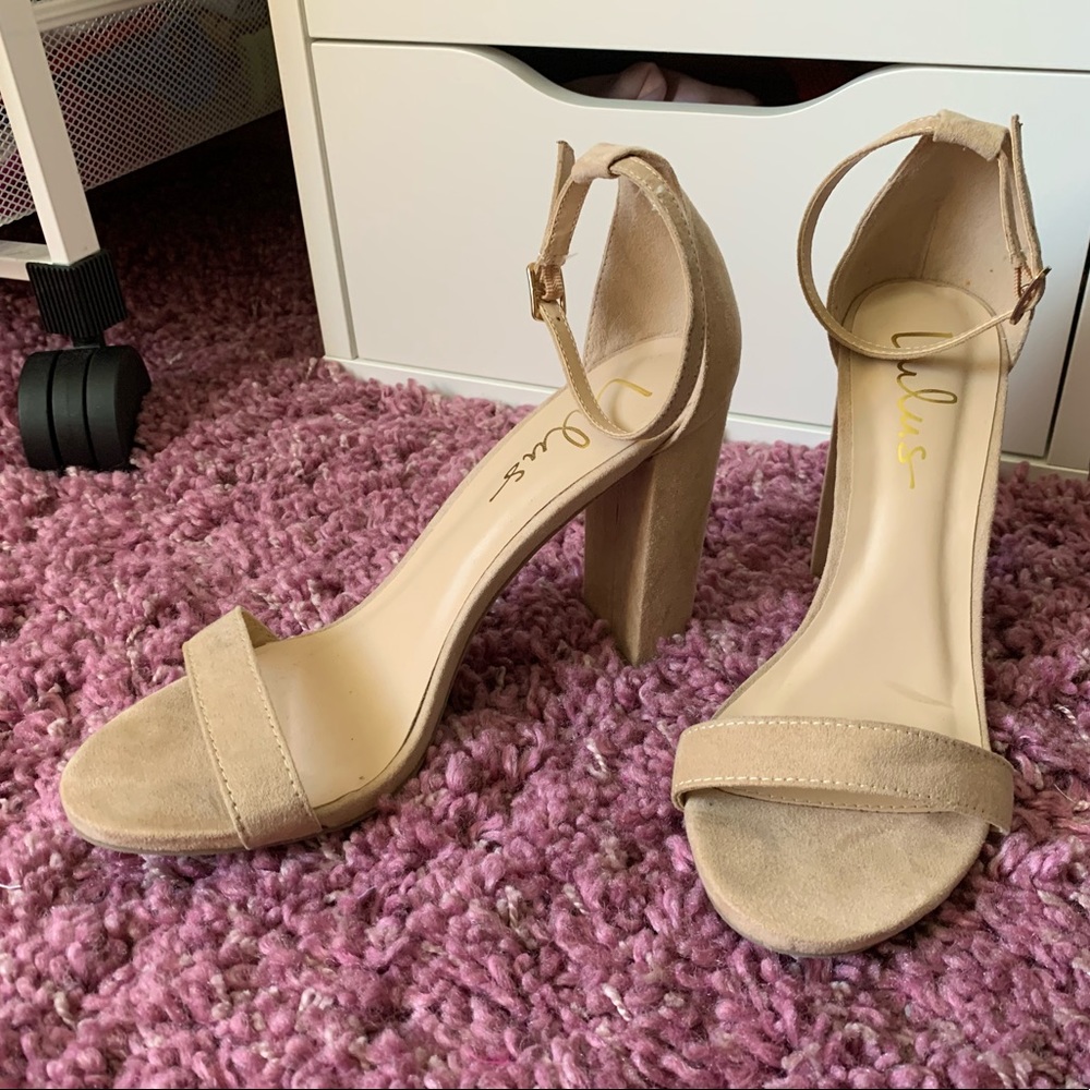 lulus nude heels